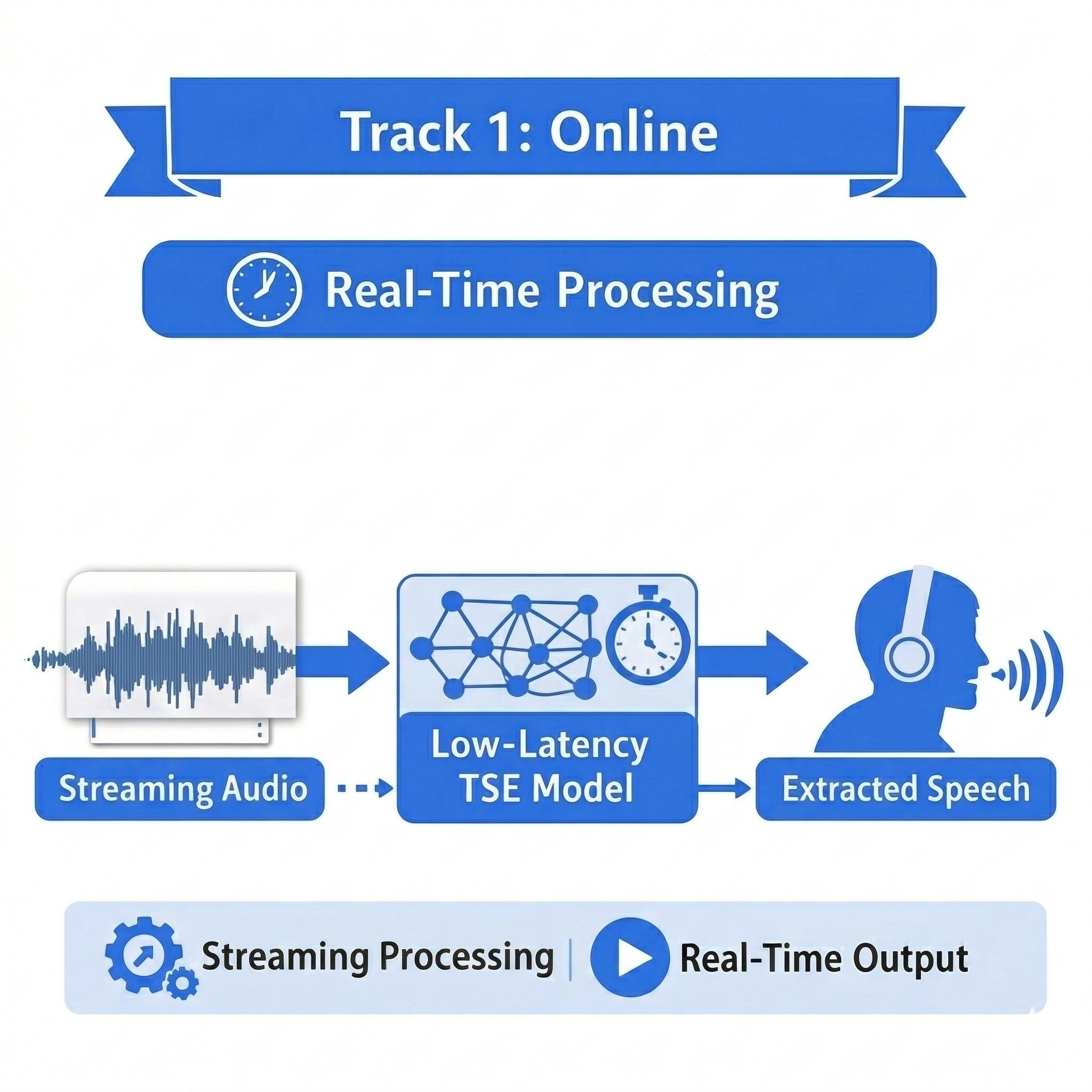 Track 1: Online Target Speaker Extraction